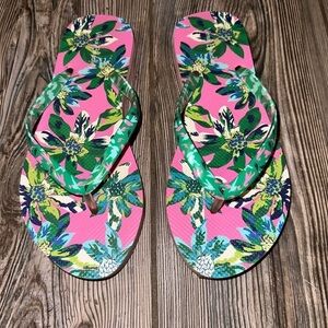 Vera Bradley Floral Flip Flops